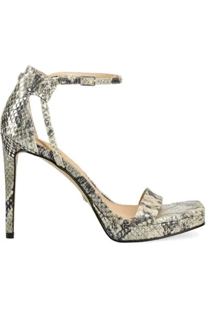 Guess Sandalias con estampado de piel de serpiente y tacón de 110mm