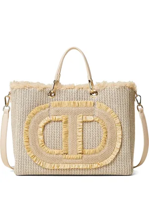 Twin-Set Tote con aplique Oval T