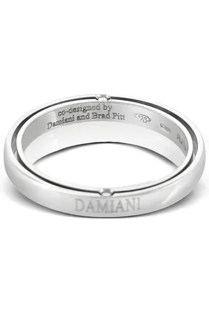 Damiani Anillo D. Side en oro blanco de 18kt y platino con diamante de x Brad Pitt