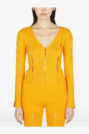 ESTER MANAS Ribbed-knit cardigan
