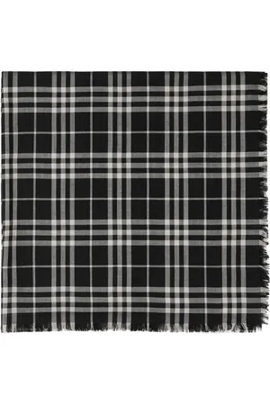 Burberry Mascada con motivo de cuadros