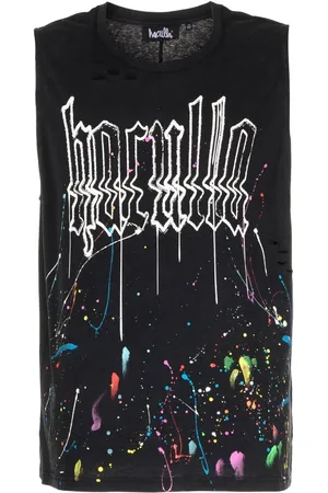 HACULLA Camiseta Glitched con logo estampado