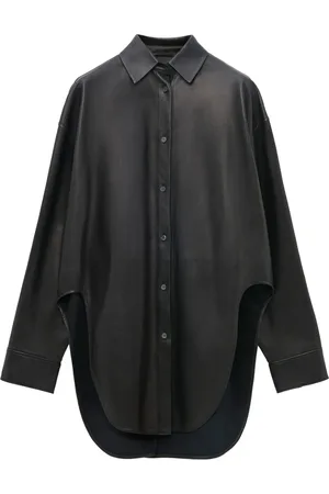 Loewe Camisa de cuero con botones