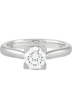 HARRY WINSTON Anillo de compromiso en platino con diamante