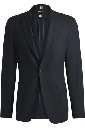 HUGO BOSS Blazer con motivo pied de poule