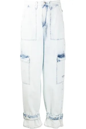 Msgm Jeans rectos con efecto lavado