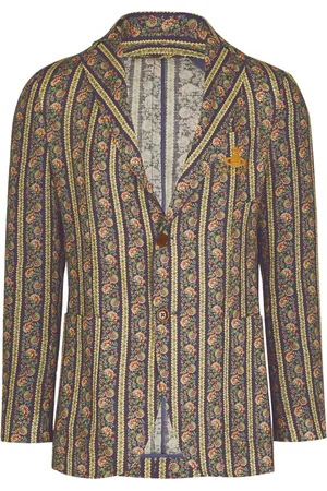 Vivienne Westwood Blazer con motivo de rayas y motivo floral