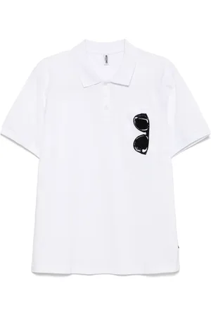 Moschino Playera tipo polo manga corta