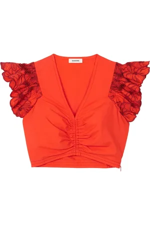 Sandro Camiseta con volantes