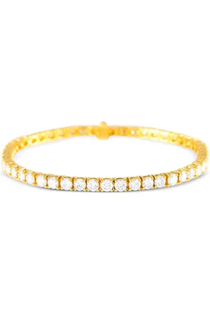 LB Exclusive Pulsera tennis en oro amarillo de 18kt con diamante