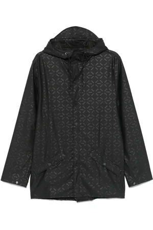 Rains Chamarra con logo estampado
