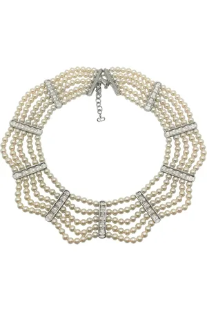 Dior Collar con perlas artificiales 1980