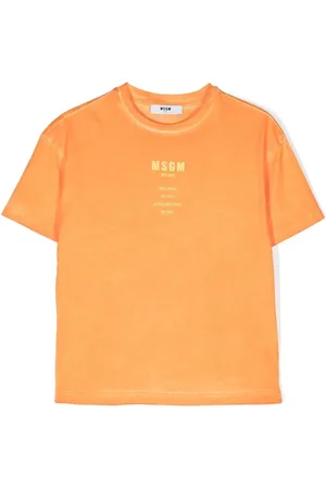 Msgm Playera con logo estampado