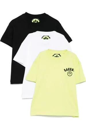 BARROW Set de tres playeras con logo estampado