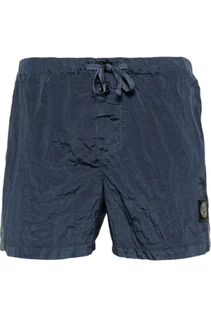 Stone Island Shorts de playa con parche del logo