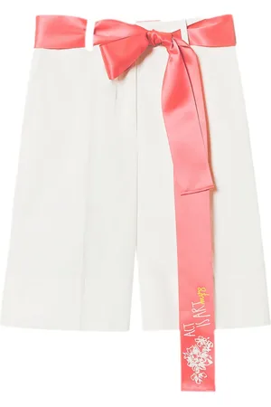 Twin-Set Shorts con detalle de moño