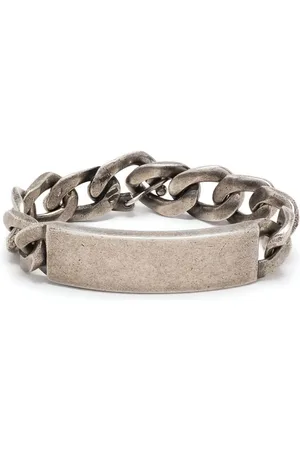 Maison Margiela Pulsera con logo grabado