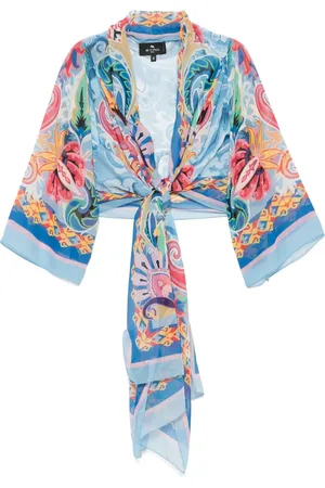 Etro Chamarra con estampado de cachemira