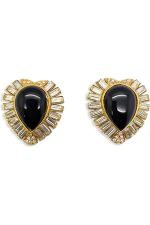 JENNIFER GIBSON JEWELLERY Aretes Cabochon Heart