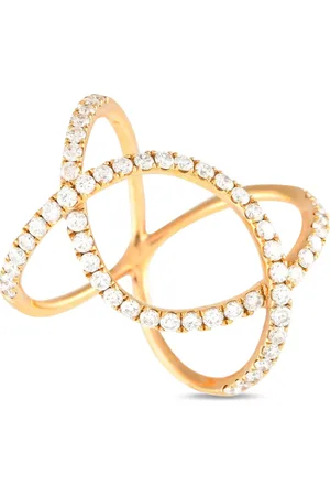 LB Exclusive Anillo en oro amarillo de 18kt con diamante