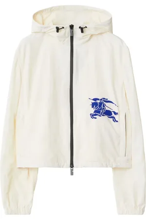 Burberry Chamarra corta con aplique Equestrian Knight