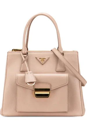 Prada Bolsa satchel Saffiano Lux Front Pocket Galleria Double Zip 2000-2024