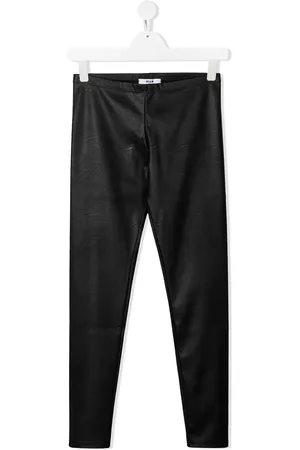 Msgm Leggins de piel artificial
