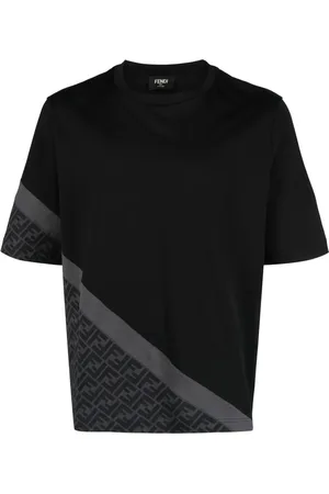 Fendi Playera con estampado Diagonal FF