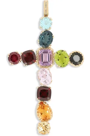 Dolce & Gabbana Dije Rainbow en oro amarillo de 18kt con gemas