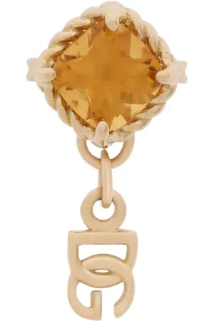 Dolce & Gabbana Arete en oro amarillo de 18kt con citrino