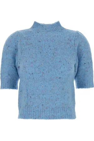 I BLUES Top de tejido con manga farol
