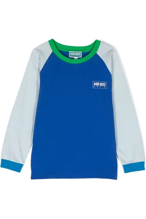 Kenzo Playera manga larga con logo estampado