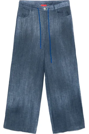 ..,MERCI Pantalones con estampado de mezclilla