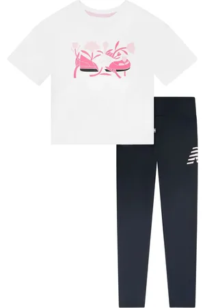 New Balance Set de pantalones con logo estampado