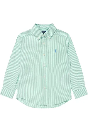 Ralph Lauren Camisa con botones y rayas estampadas