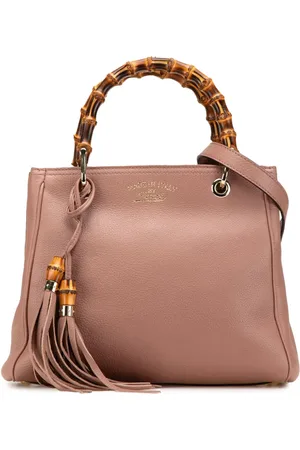 Gucci Bolsa satchel Small Calfskin Bamboo Shopper 2000-2015