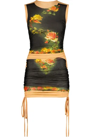 Jean Paul Gaultier Vestido corto Fleurs Petit Grand