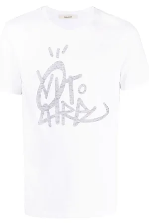 Zadig & Voltaire Playera con logo estampado