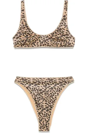Oseree Bikini con estampado de leopardo