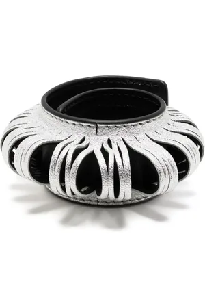 SO-LE STUDIO Pulsera metalizada con detalle de abertura