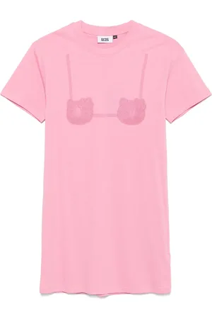 GCDS Vestido corto con brasier estampado de x Hello Kitty