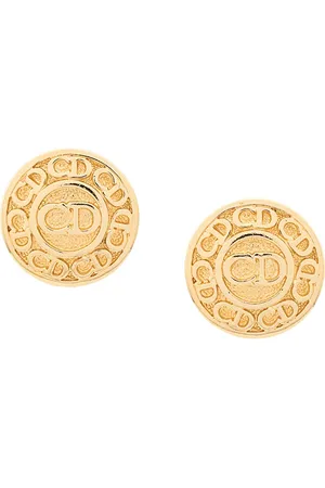 Dior Aretes con monograma 1990