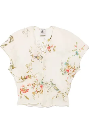 SEMICOUTURE Blusa con estampado floral