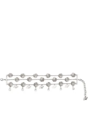 BLUMARINE Collar con motivo de rosa