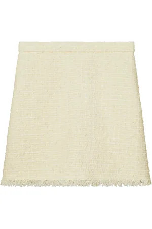 Tory Burch Falda corta de tweed acampanada