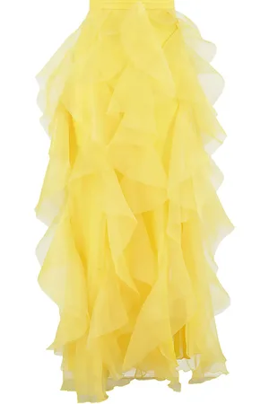 Ermanno Firenze Ruffled maxi skirt