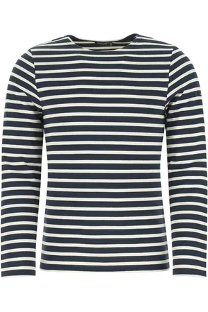 SAINT JAMES Playera con rayas estampadas