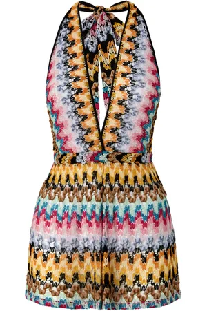 Missoni Jumpsuit corto con motivo en zigzag