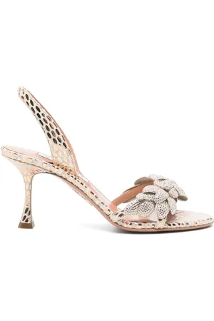 Aquazzura Sandalias Galactic Flower con tacón 75mm