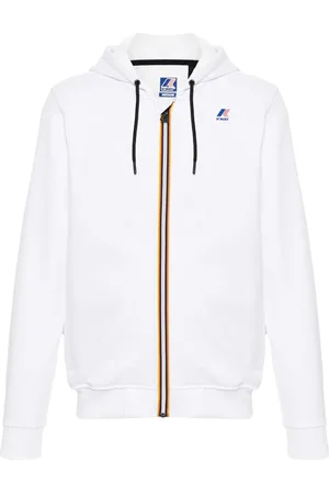 K-Way Hoodie con cierre y logo estampado